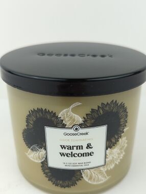 Goose Creek Warm & Welcome 3-Wick 14.5oz. Soy Wax Jar Candle